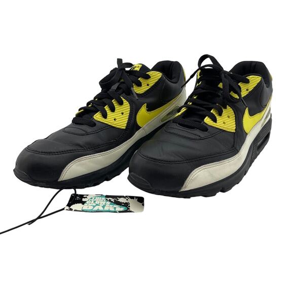 Nike Air Max 90 PRM Black Volt Yellow Glow In The Dark Men\'s Shoes sz 11.5 RARE main image 8